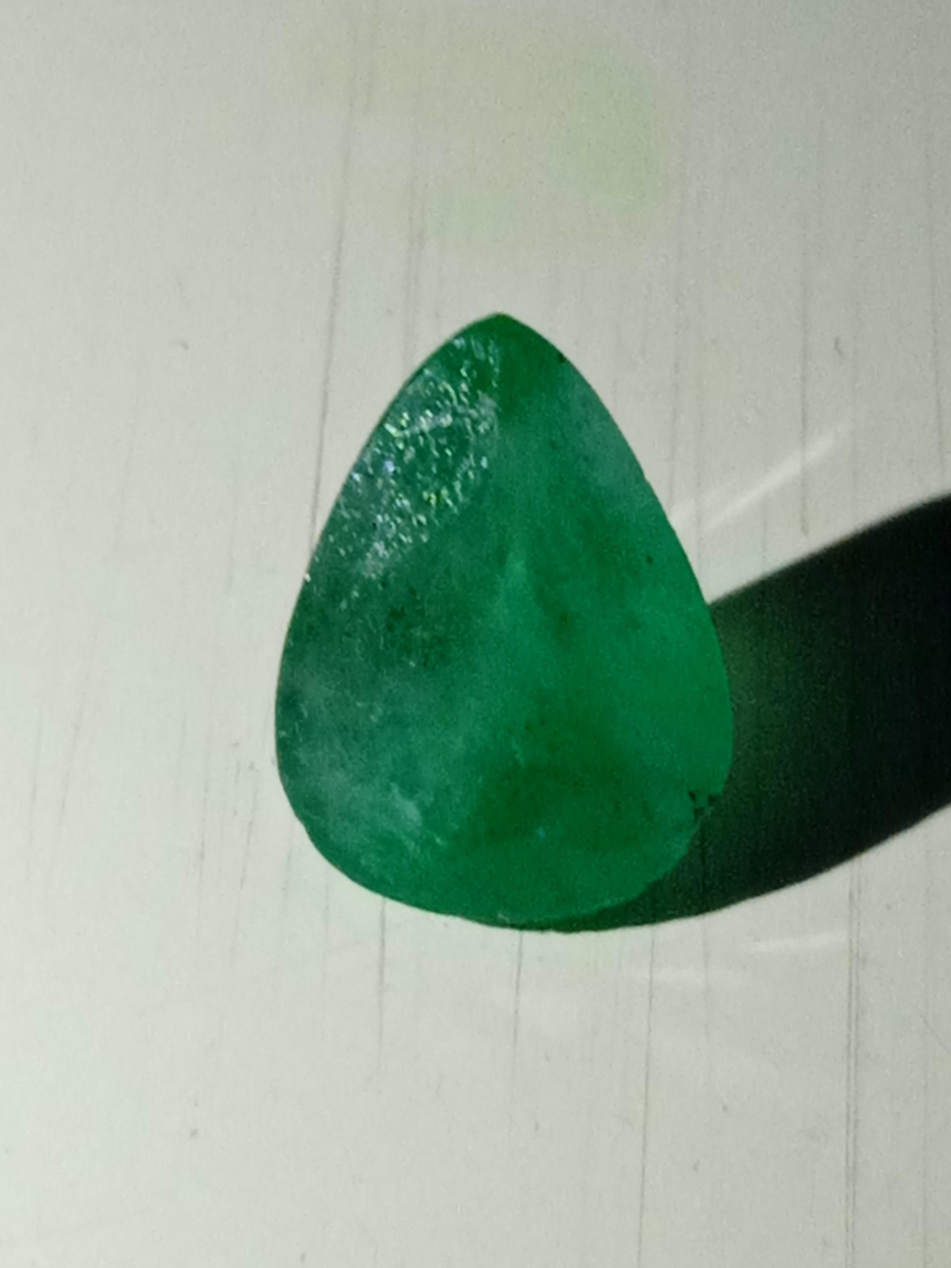 Natural Zambia emerald not treated 1.90 carats 