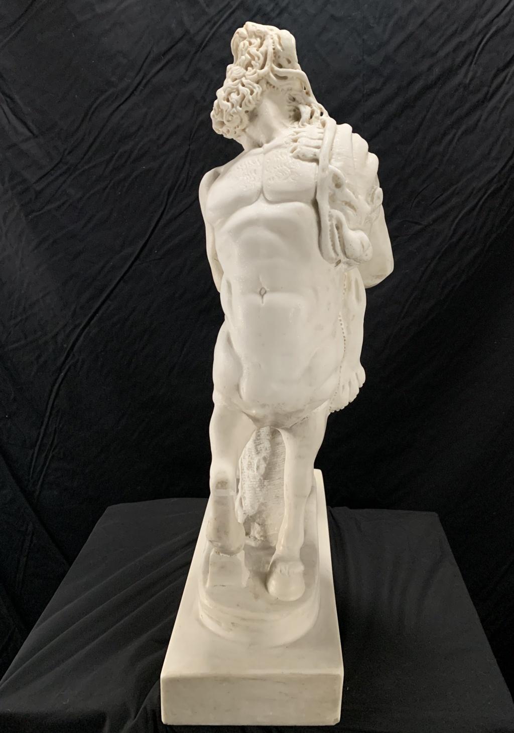 Escultura neoclásica en Roma- Mármol italiano de finales del siglo XVIII - Viejo centauro 8