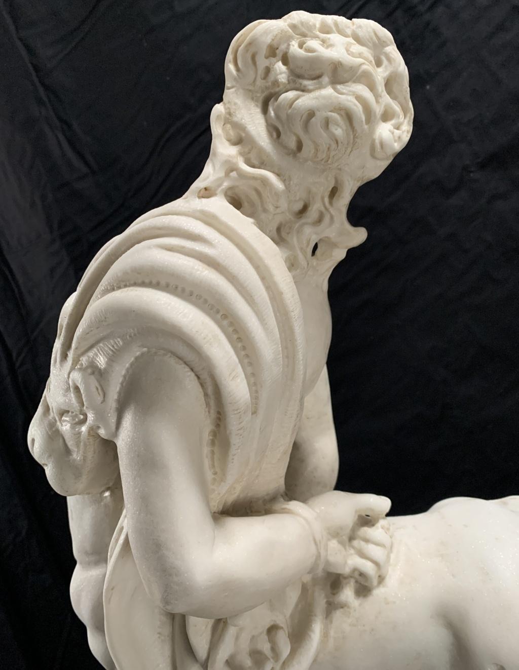 Escultura neoclásica en Roma- Mármol italiano de finales del siglo XVIII - Viejo centauro 12