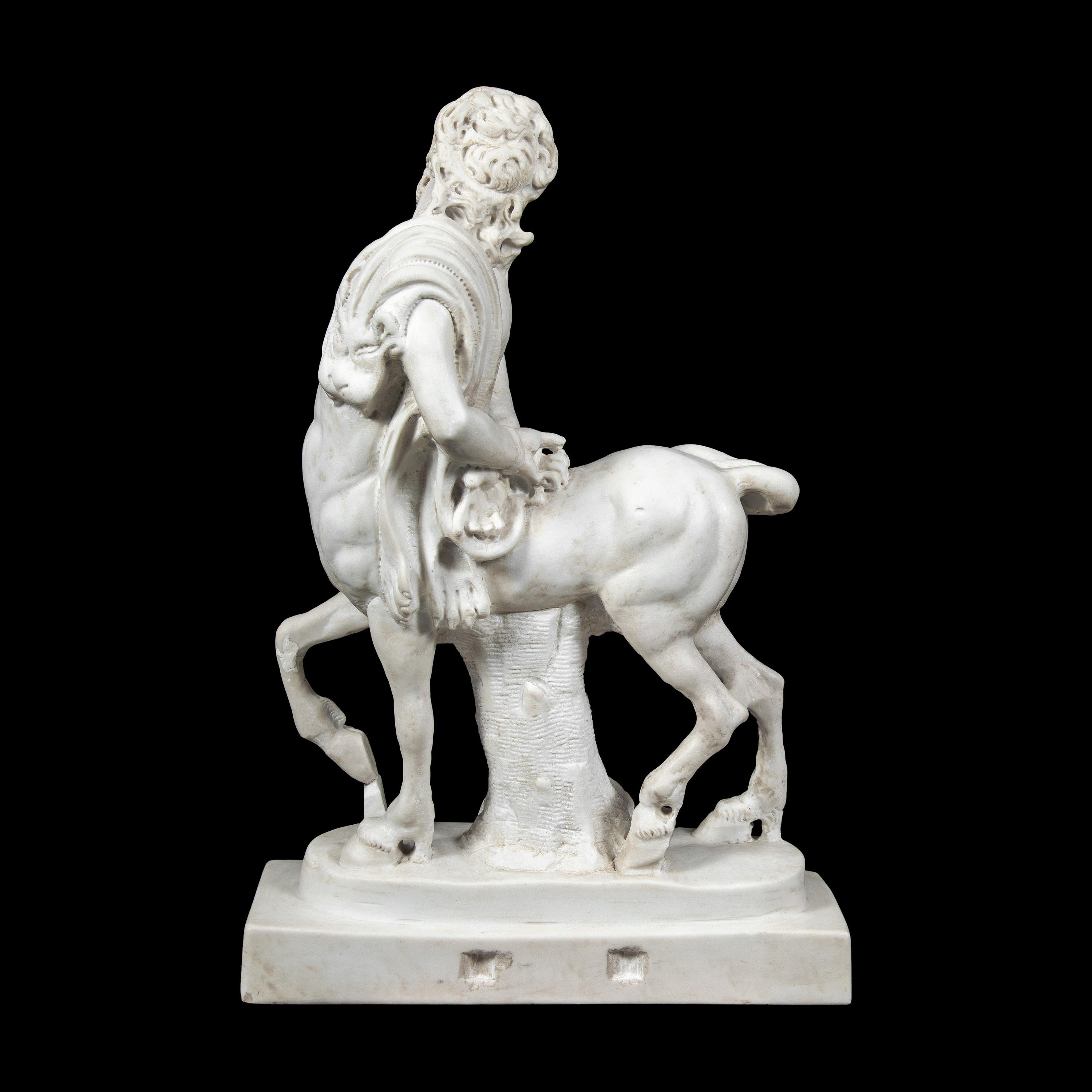 Escultura neoclásica en Roma- Mármol italiano de finales del siglo XVIII - Viejo centauro - Sculpture Antiguos maestros de Unknown