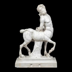 Escultura neoclásica en Roma- Mármol italiano de finales del siglo XVIII - Viejo centauro