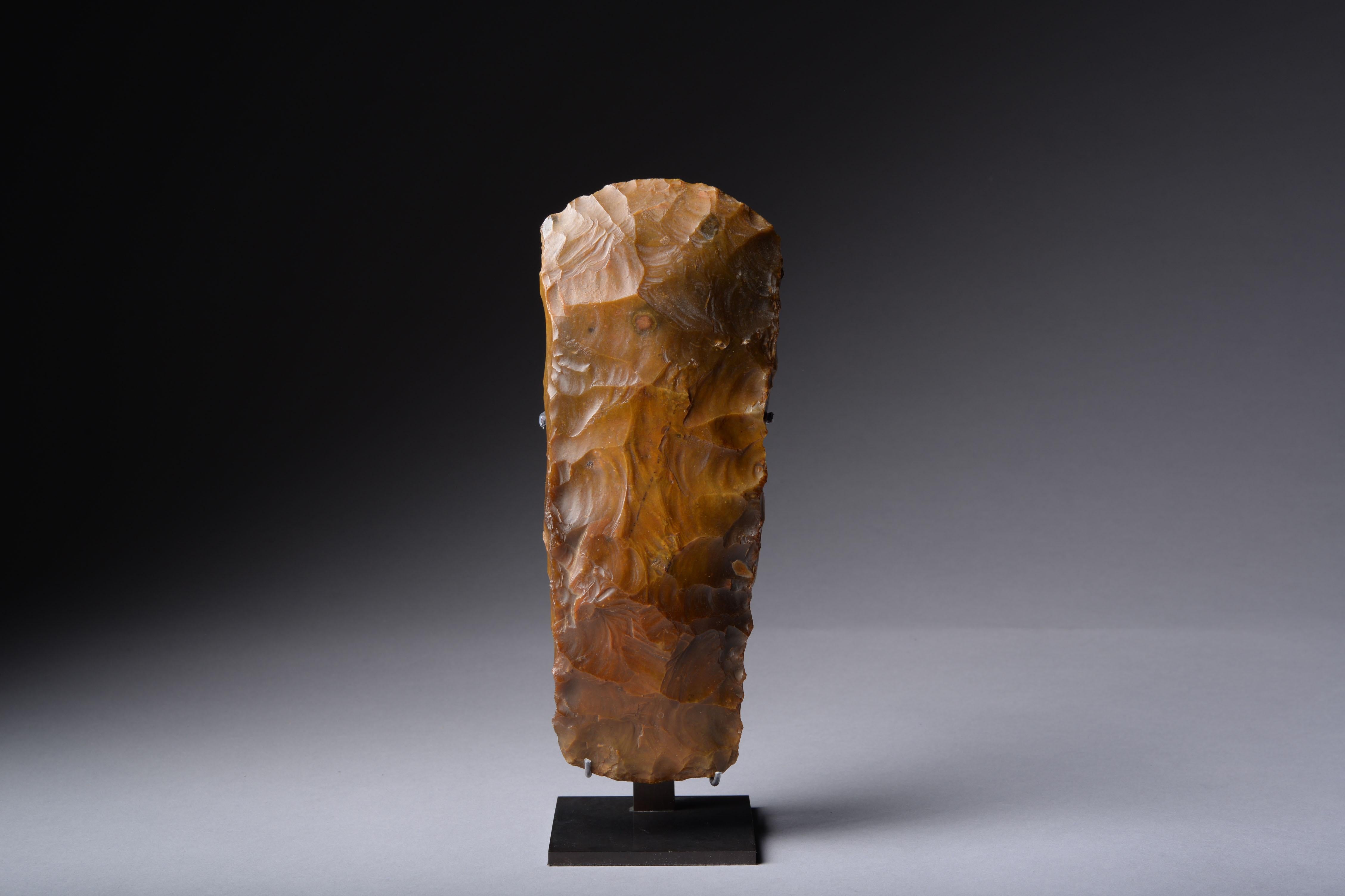 Neolithic Flint Axe from Denmark - Black Abstract Sculpture by Unknown