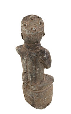 "N'Tadi King - Zaire, " Carved Cothe Stone Sculpture created between 1800-1850