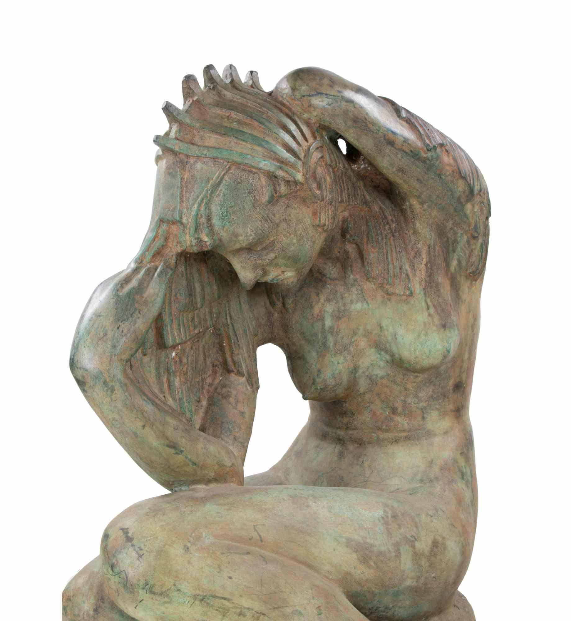 Pioggia - Scultura - Anni '30 in vendita 4
