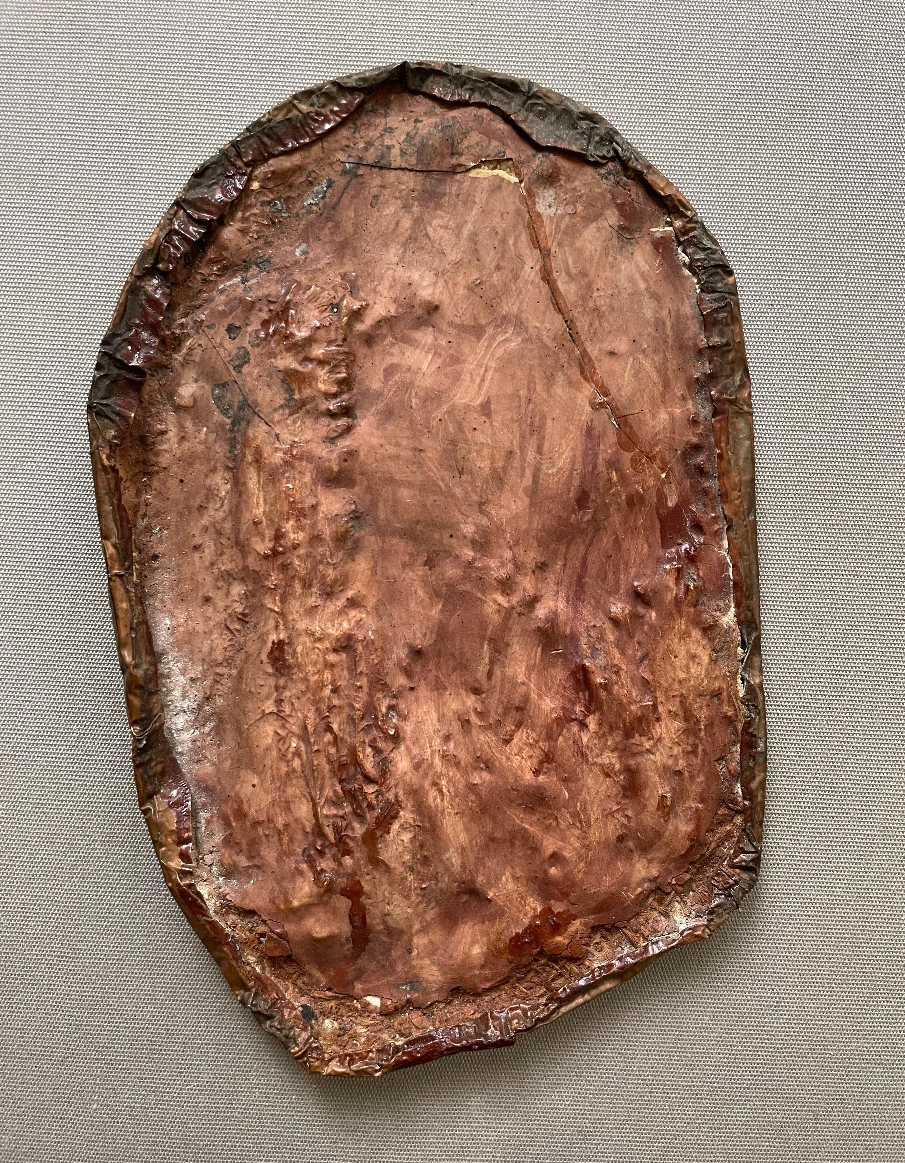 Painted Copper Relief, Late 19th Or Early 20th Century 2