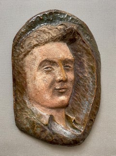 Painted Copper Relief, Late 19th Or Early 20th Century