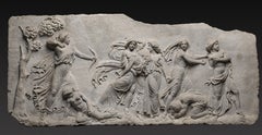 Pair of 19th Century Marble Reliefs depicting the Massacre of the Niobids