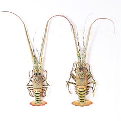 Pair of Lobster Wall Sculptures