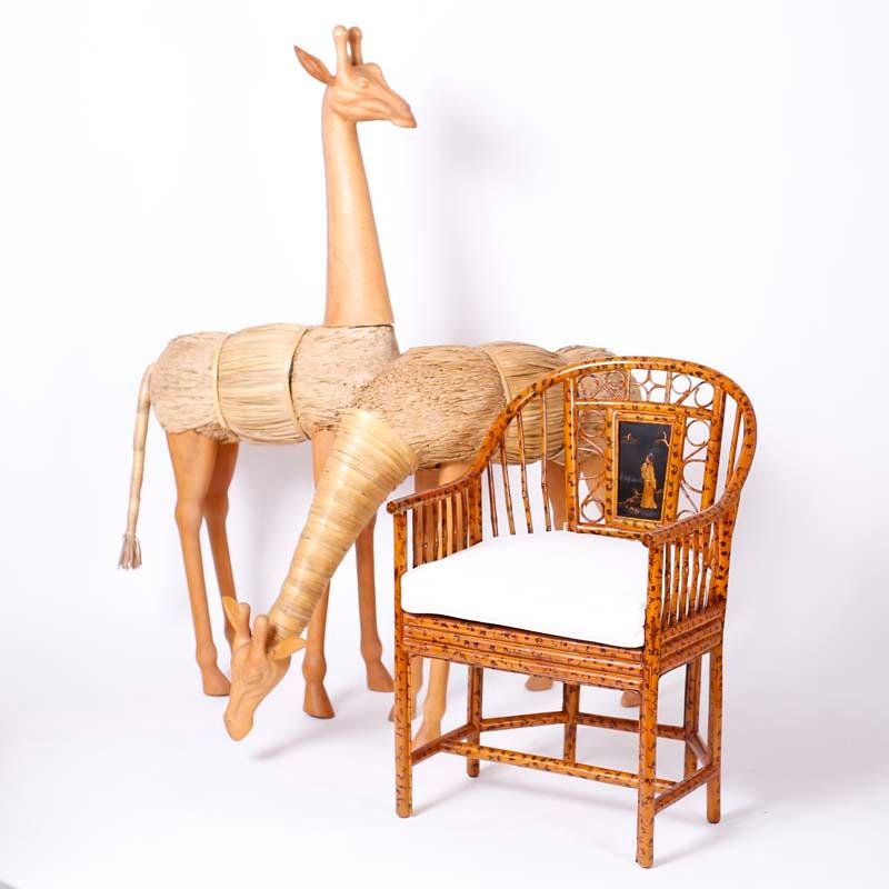 Paire de sculptures de girafe scandinaves du milieu du siècle dernier en vente 8