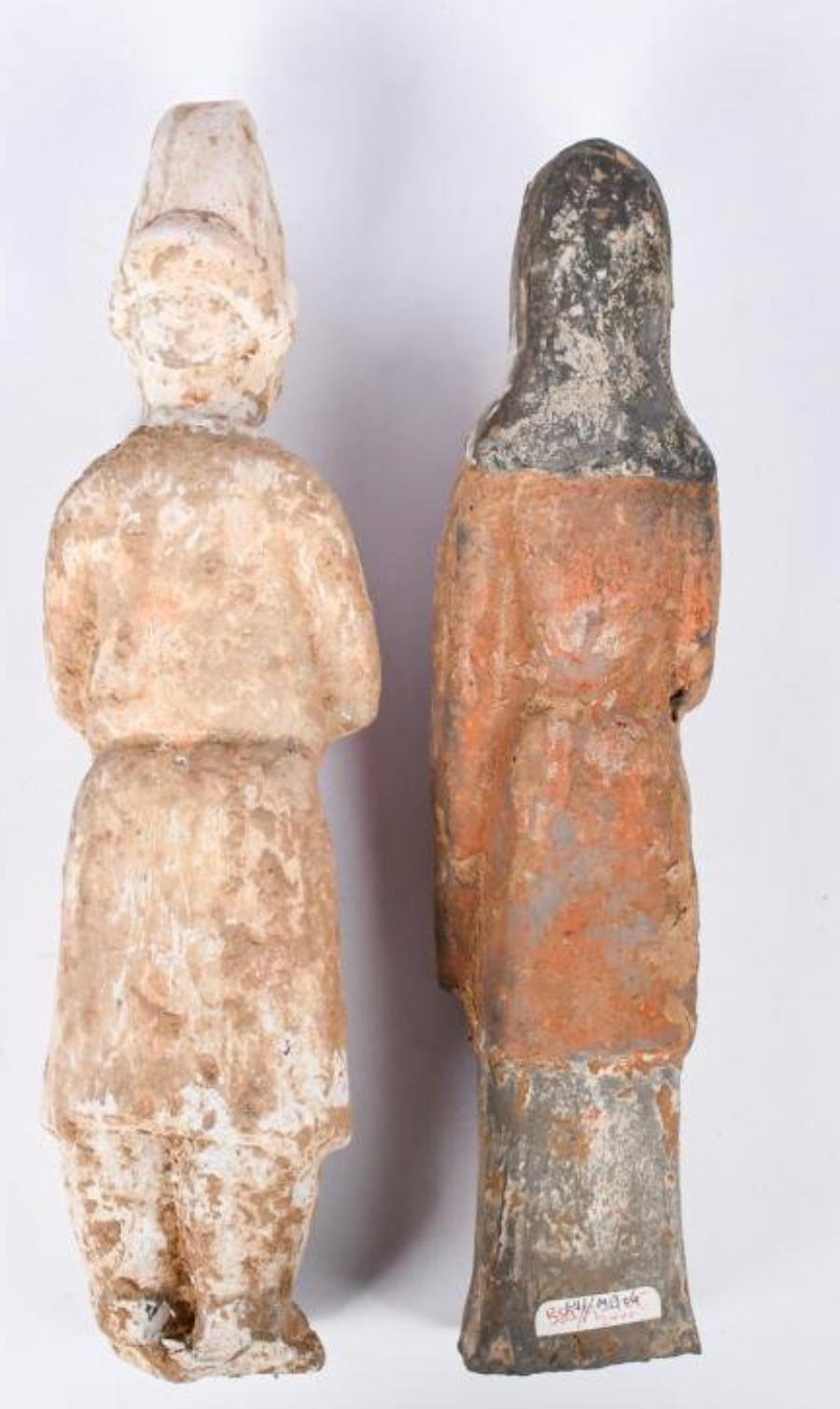 Figurenpaar aus der Tang Dynasty im Angebot 1