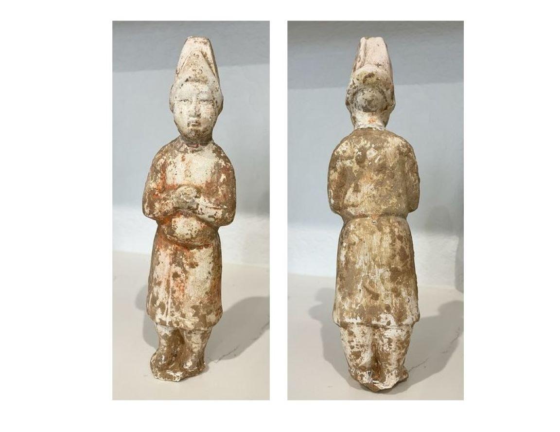 Figurenpaar aus der Tang Dynasty im Angebot 5