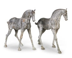 Pair Of Tang Dynasty Horses