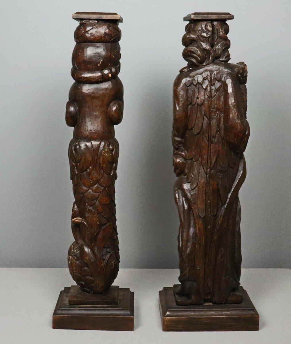 Paar Statuen aus dem XVII. im Angebot 2