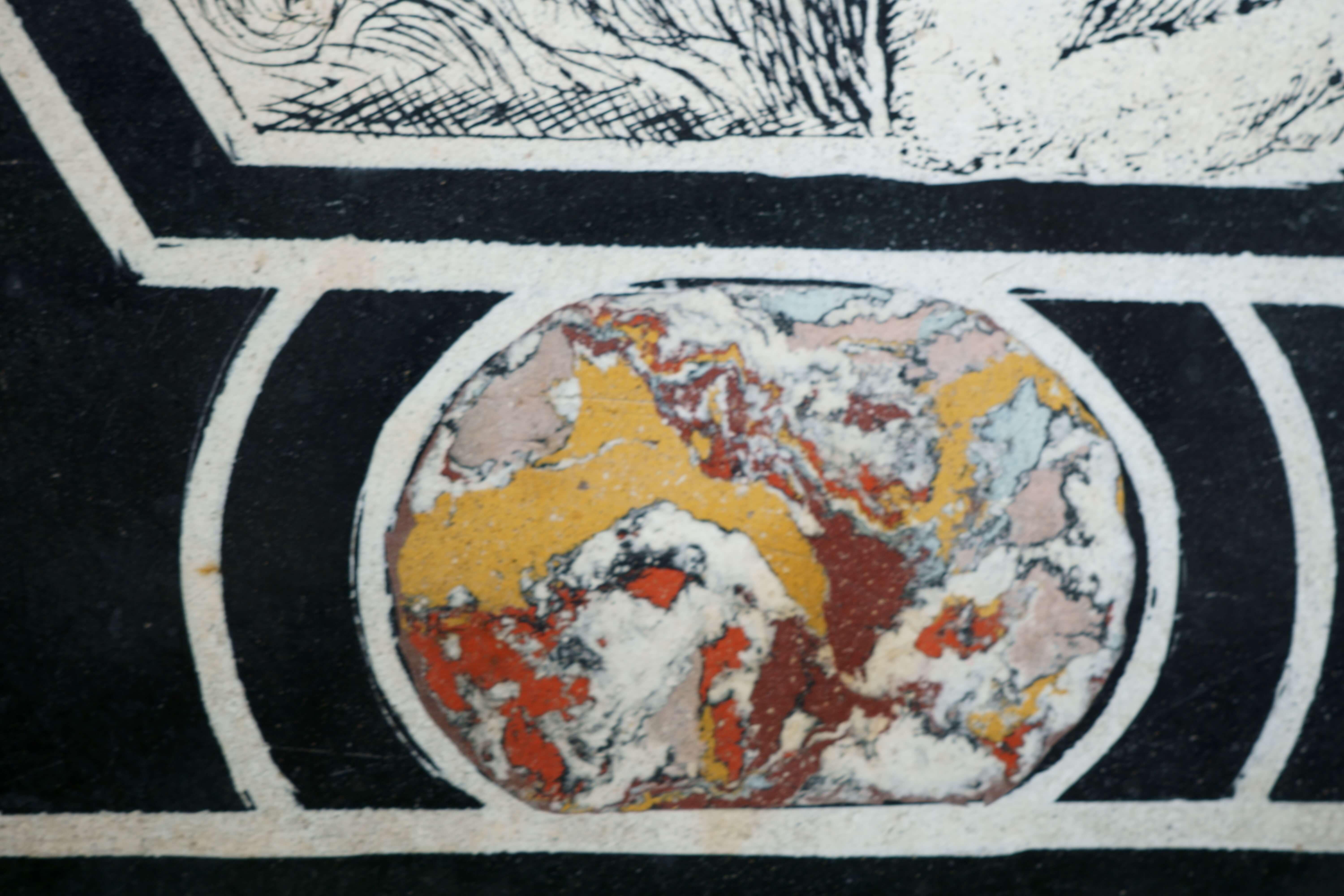 Pannello in Scagliola Manifattura Carpigiana metà del XVII secolo 