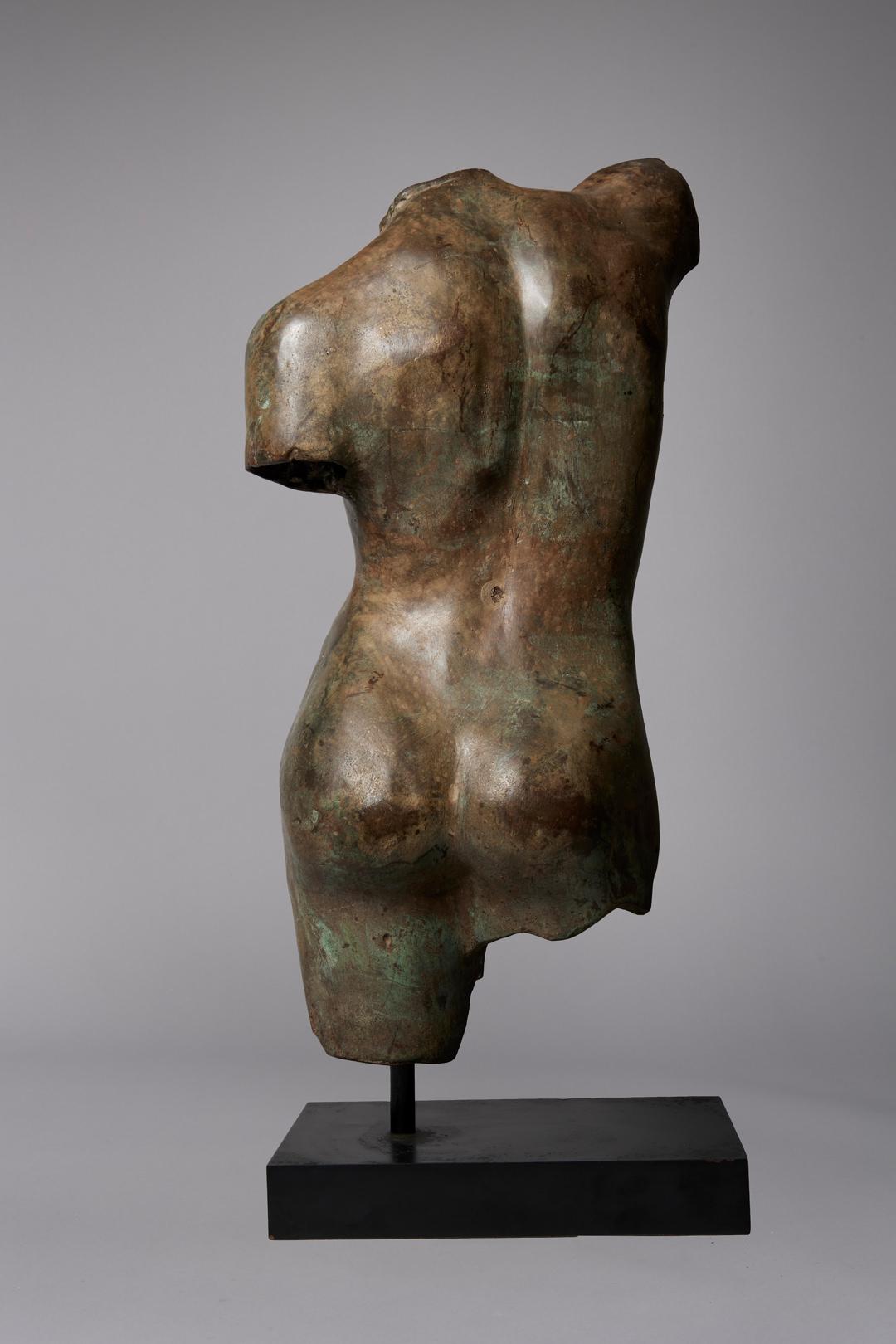 Patinated Bronze Torso after the Antique, 19th/20th Century
Bronze
Torso: 22 x 13 x 11 inches
Including base: 27 inches high