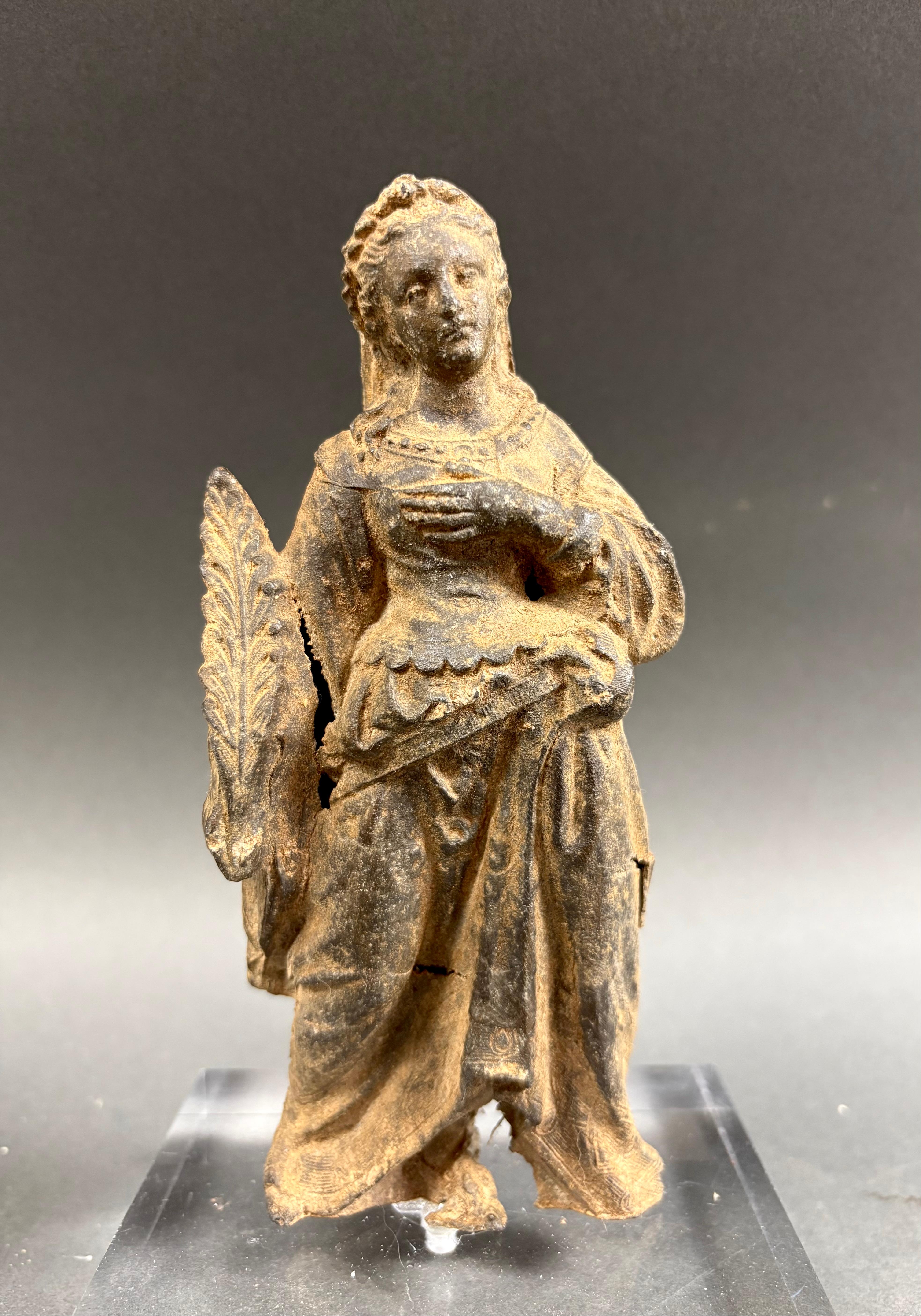 Unknown Figurative Sculpture - Small Renaissance Lead Sculpture Florence 16th century