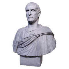 Plastische Gipsbüste des römischen Kaisers:: Capitoline Brutus (Lucius Junius Brutus)