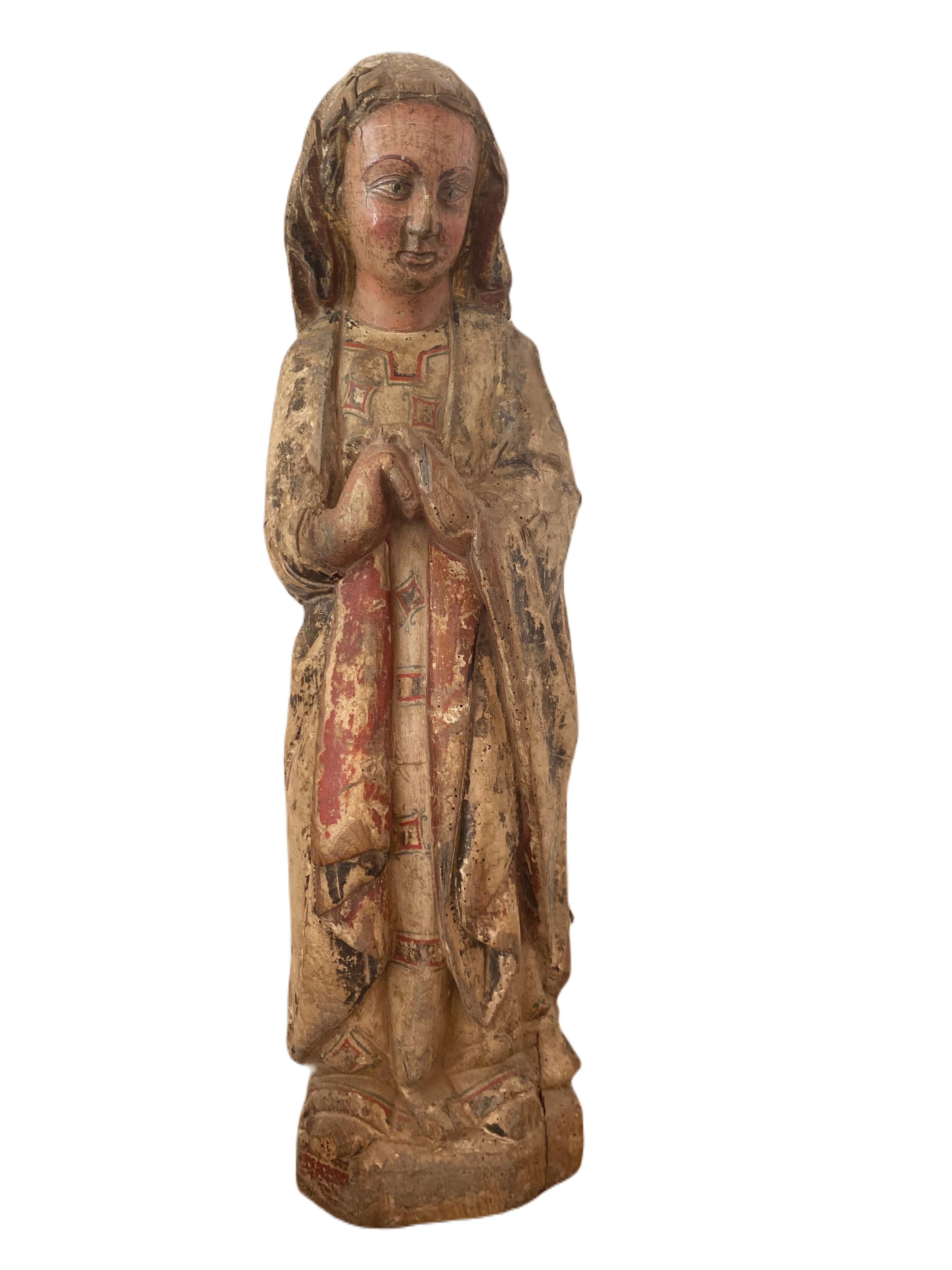 Virgen de la Anunciación Policromada - Cataluña