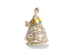 Porcelain Lady In Yellow Dress