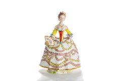 Porcelain Lady In Yellow Dress