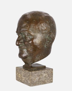 Portrait head of Gottfried Bischoff