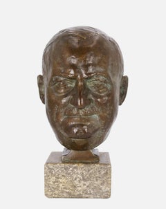 Portrait head of Gottfried Bischoff