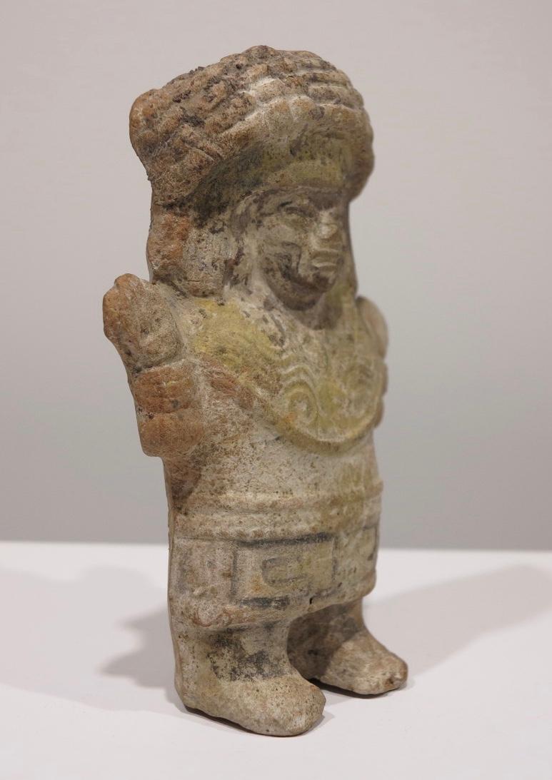 Pre-Columbian, Veracruz Mexico, Napiloa Priestess Rattle figural sculpture - Sculpture by Unknown