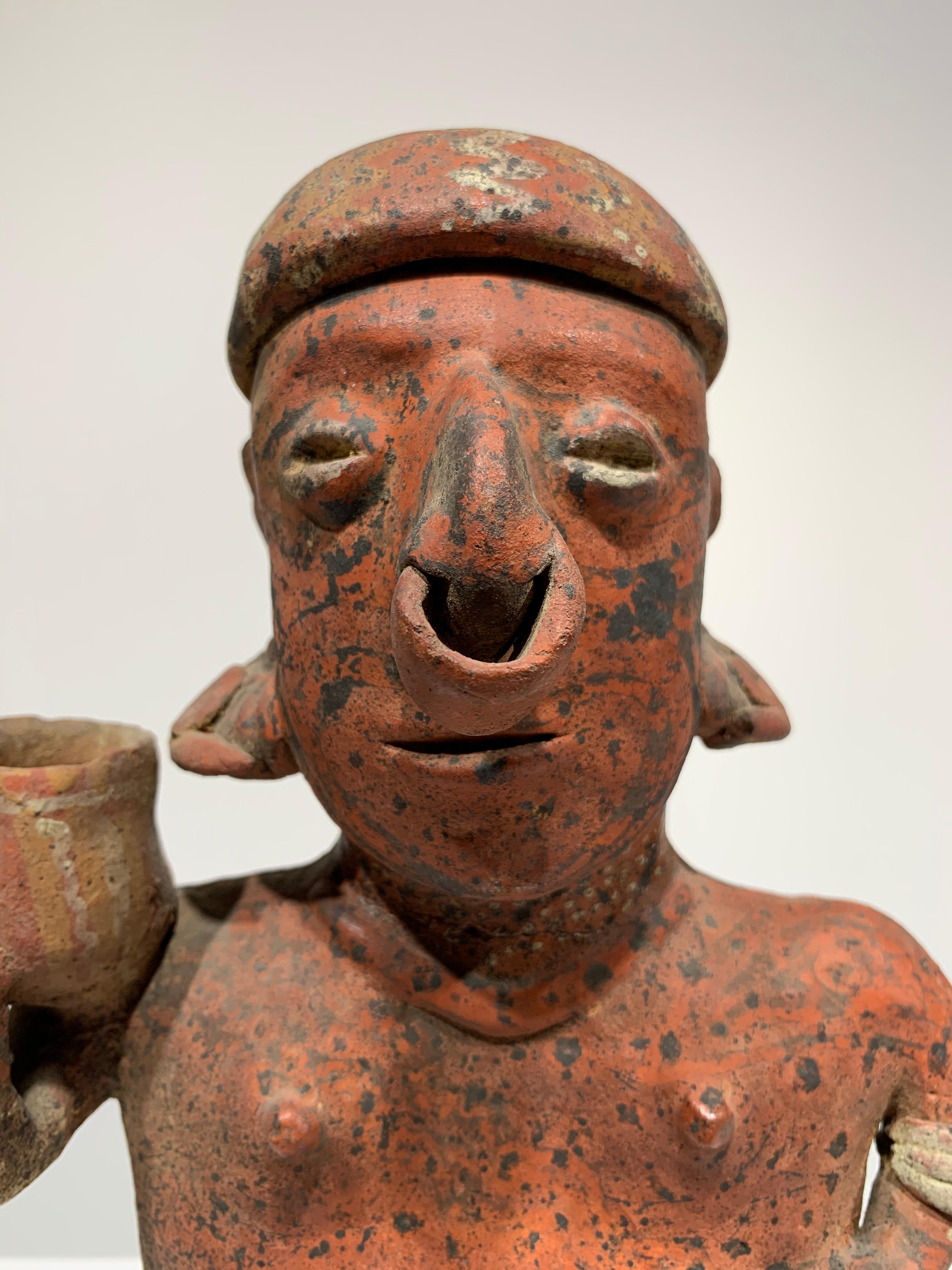 Pre-Columbian, West Mexico, Nayarit woman figural sculpture - Sculpture by Unknown