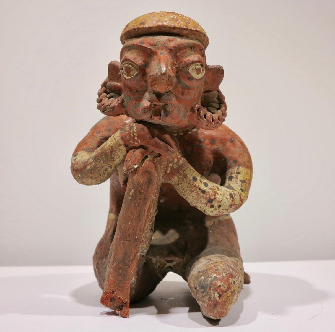 Pre-Columbian, West Mexico, Nayarit woman figural sculpture - Sculpture by Unknown