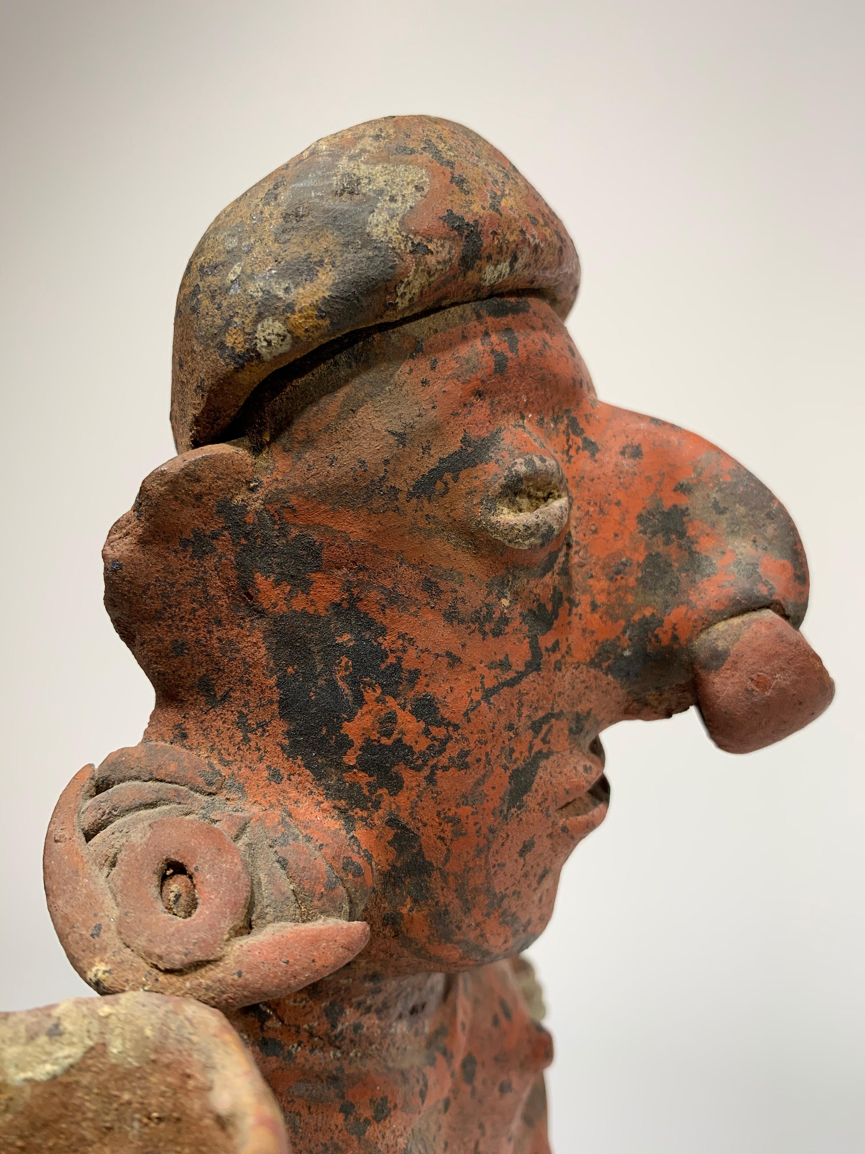 Pre-Columbian, West Mexico, Nayarit woman figural sculpture  - Sculpture by Unknown