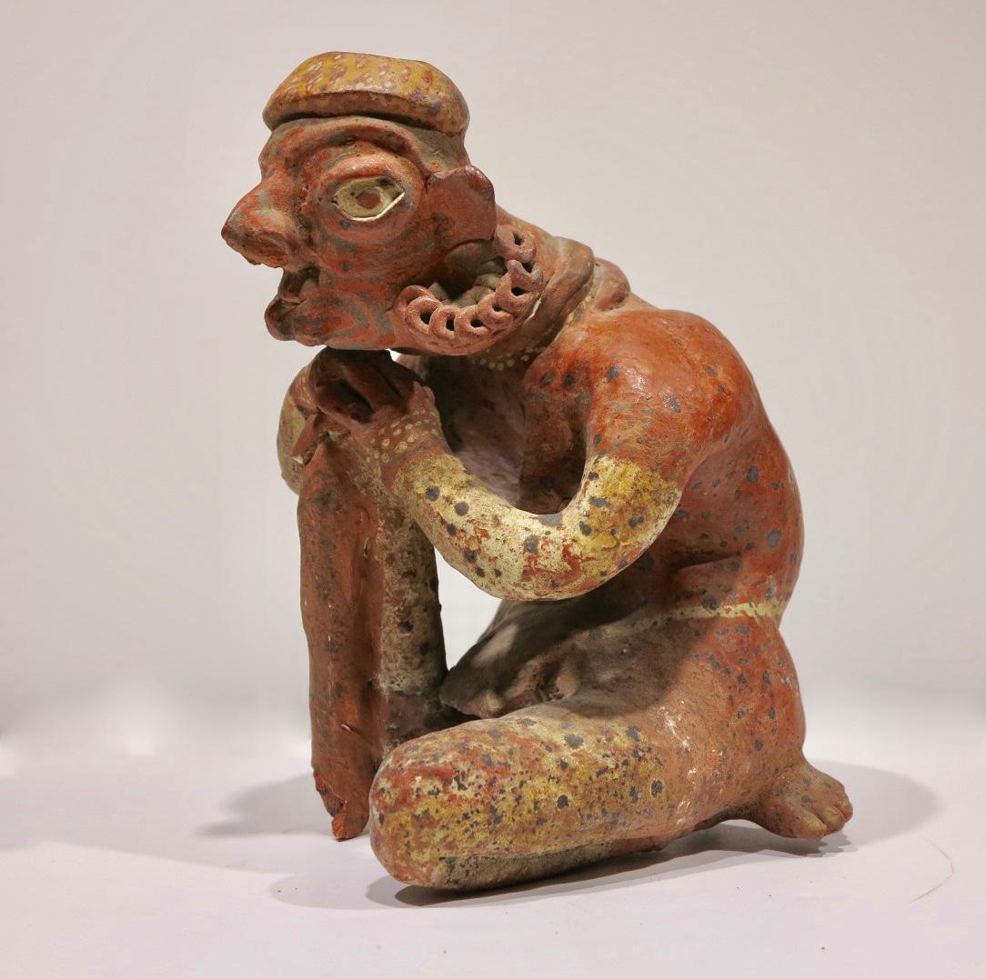 Unknown Figurative Sculpture - Pre-Columbian, West Mexico, Nayarit woman figural sculpture