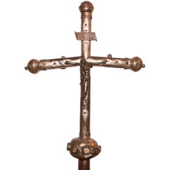Antique Procession cross, early XVI th century