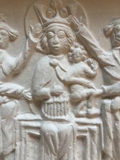 Queen Medieval Tile Gypsum Cast