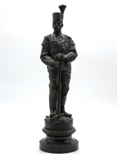 Ferroviario - Escultura de bronce la fundición Gladenbeck - Principios del siglo XX