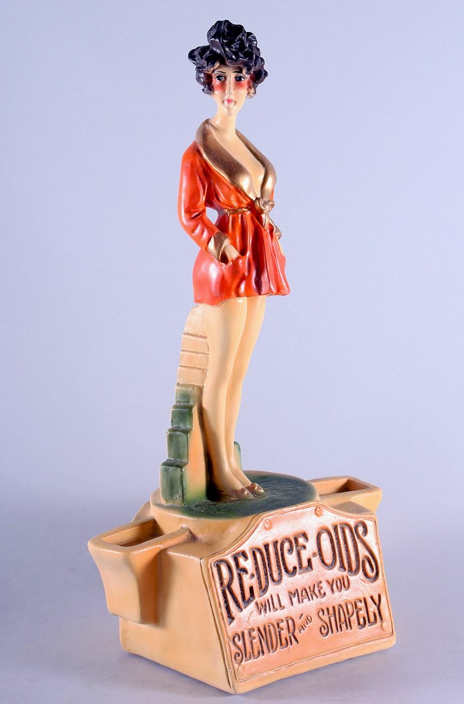 Re-Duce-Oids Advertising Statuette Mannequin - Art Deco Sculpture by Unknown