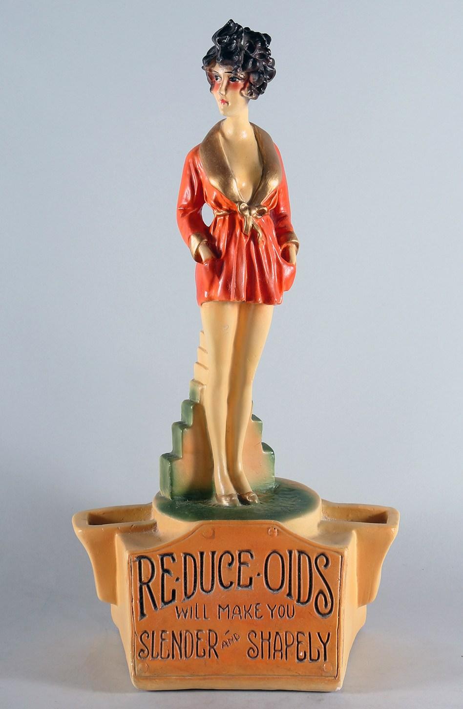 Unknown Figurative Sculpture - Re-Duce-Oids Advertising Statuette Mannequin