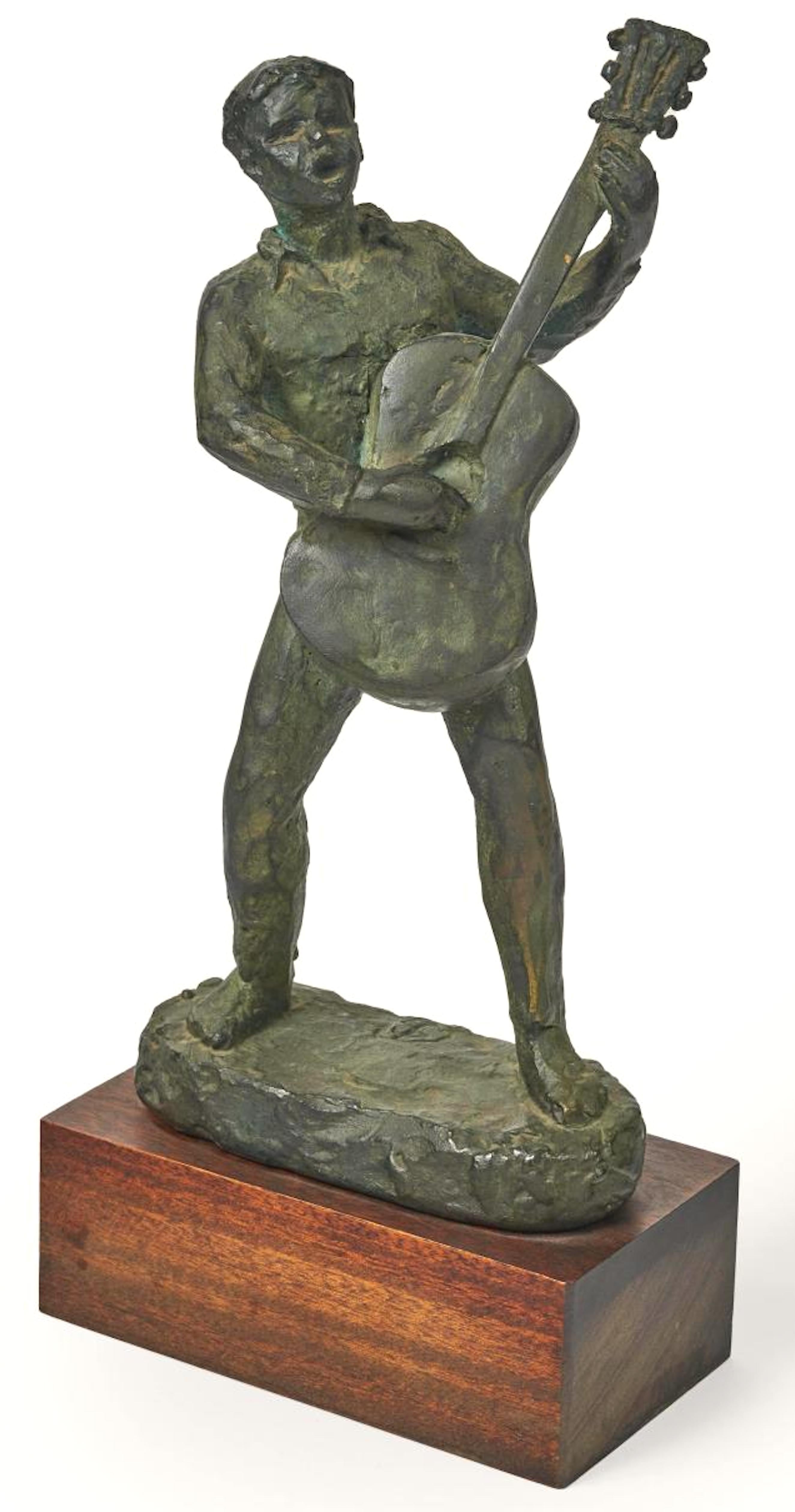 Unknown Figurative Sculpture - Rocking Out