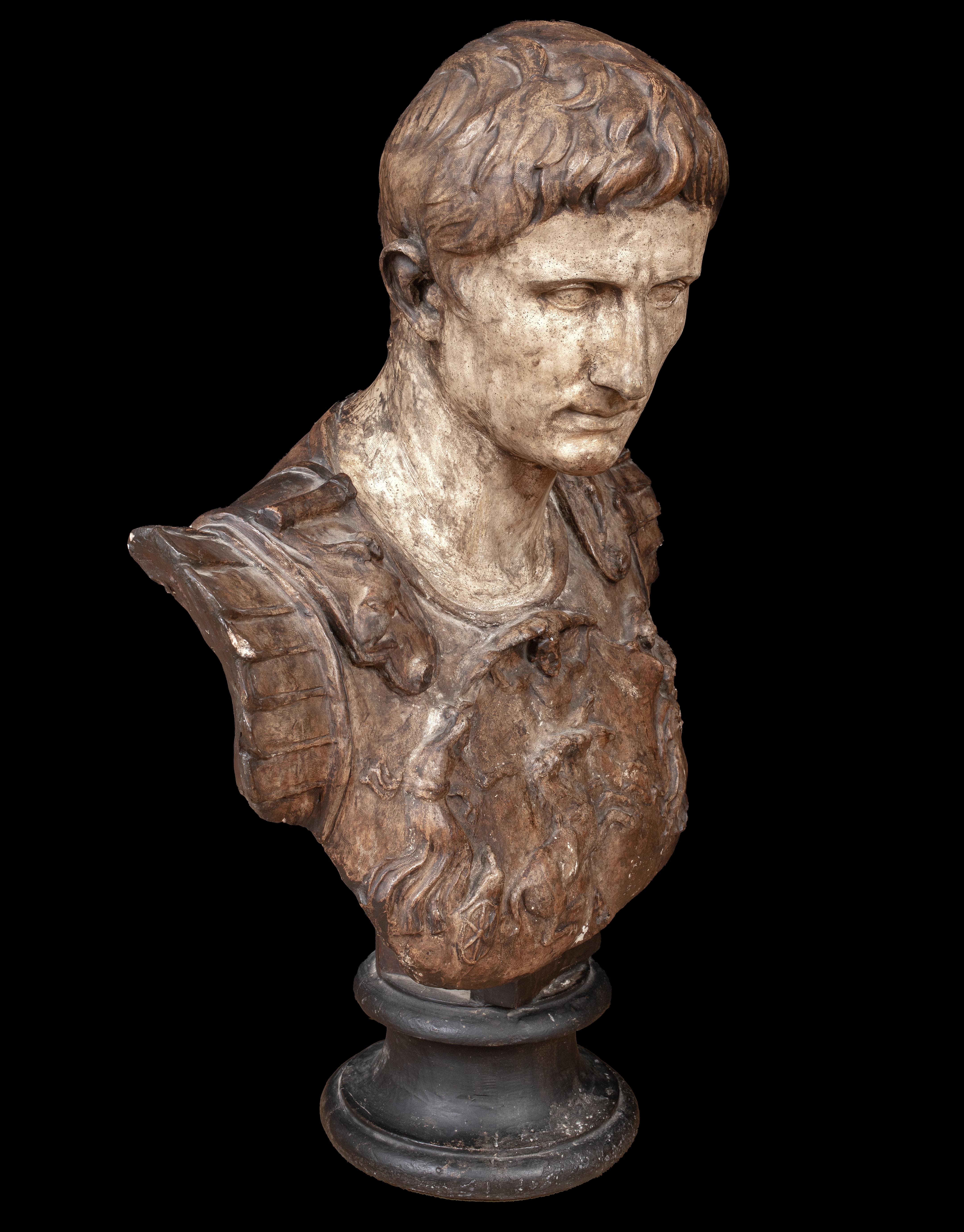 Roman Emperor Augustus Caesar (63 BC - 19 AD), 19th Century  Italian School For Sale 2