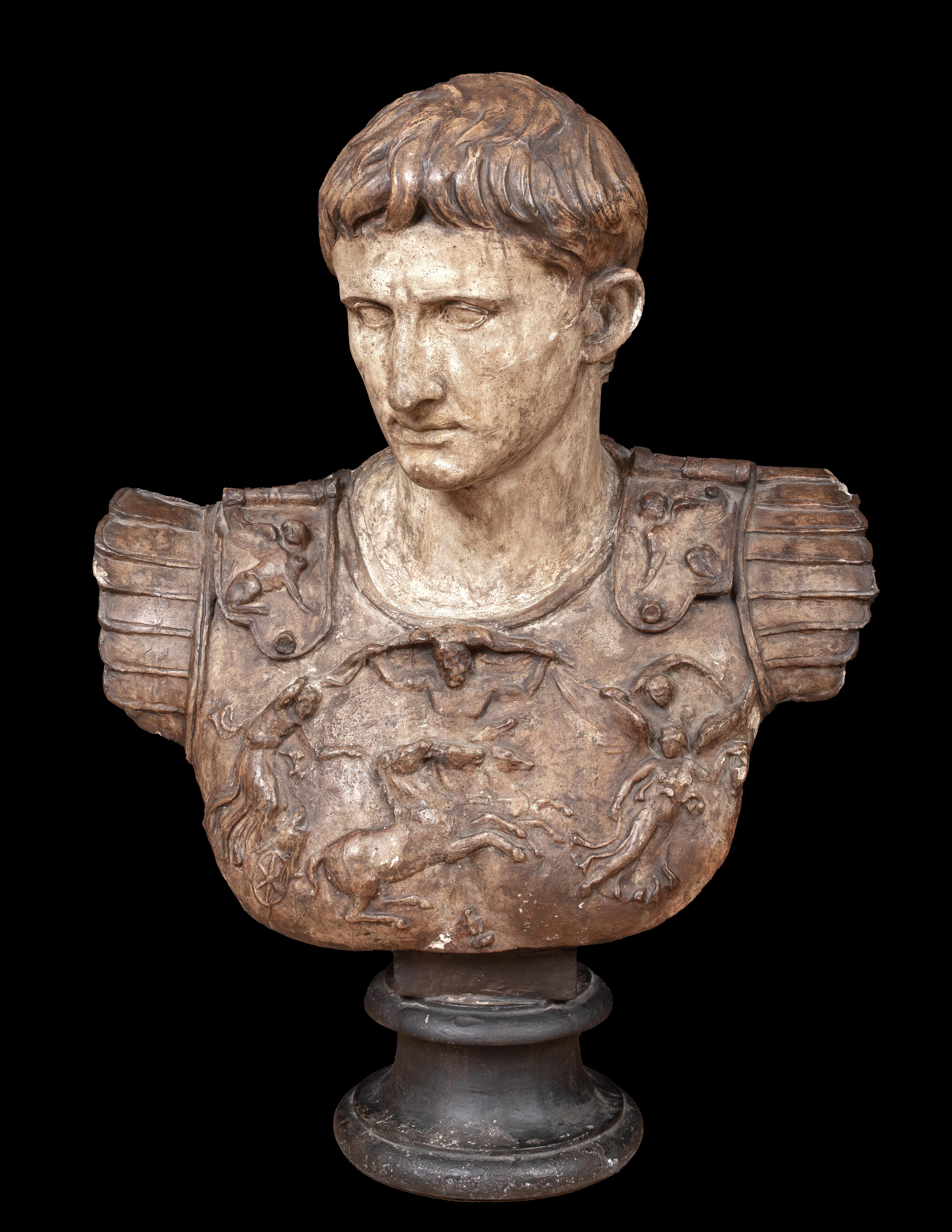 Roman Emperor Augustus Caesar (63 BC - 19 AD), 19th Century  Italian School For Sale 3