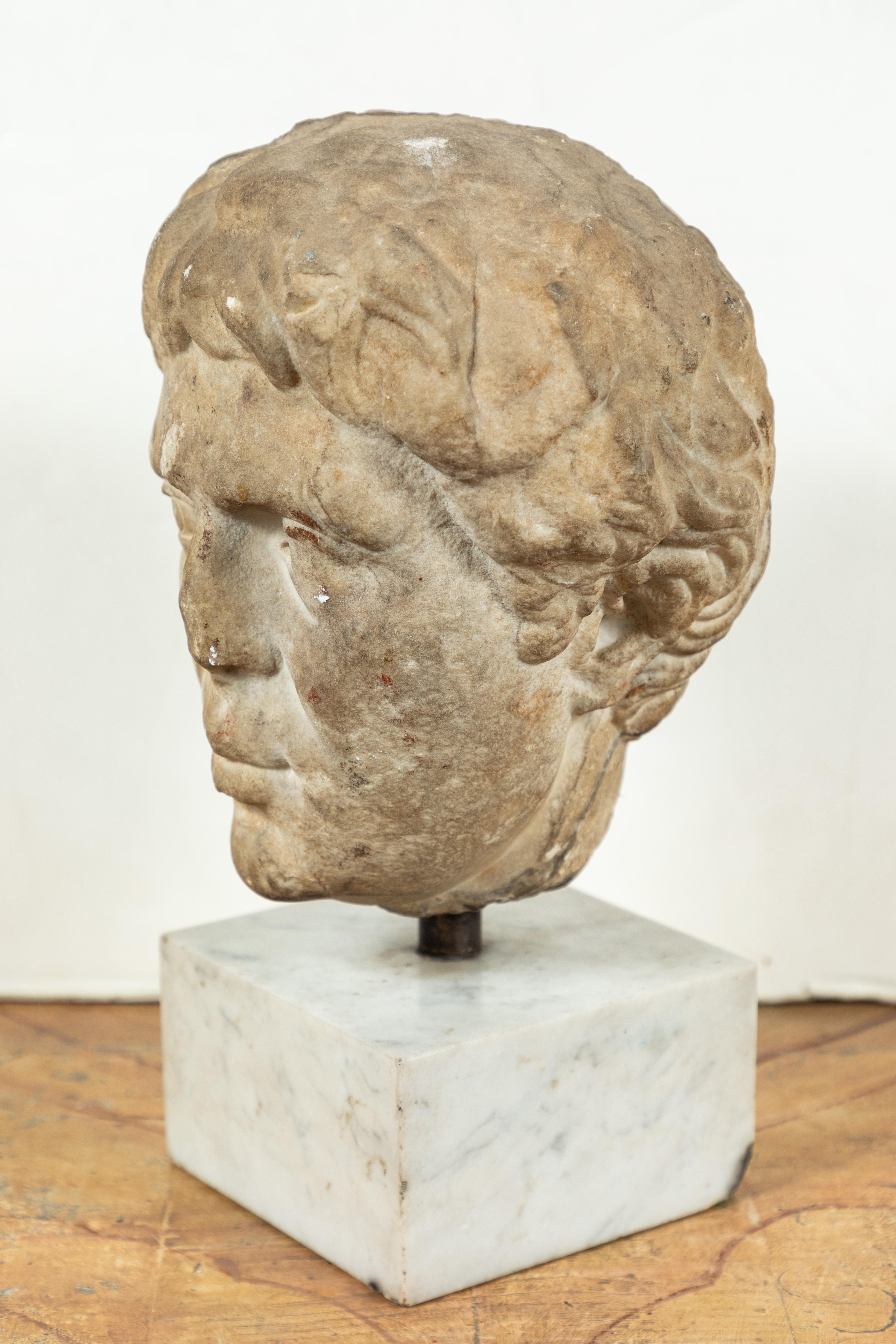 Roman Empire Marble Bust For Sale 1
