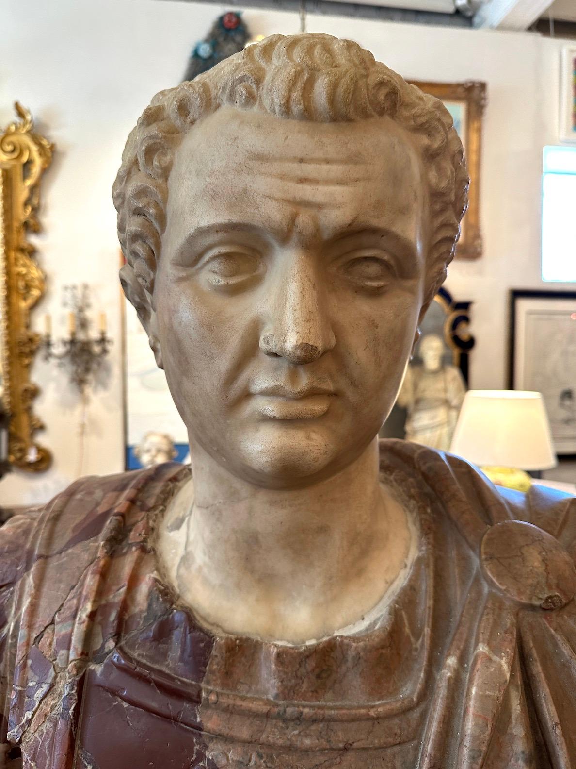 Roman Marble Bust For Sale 6