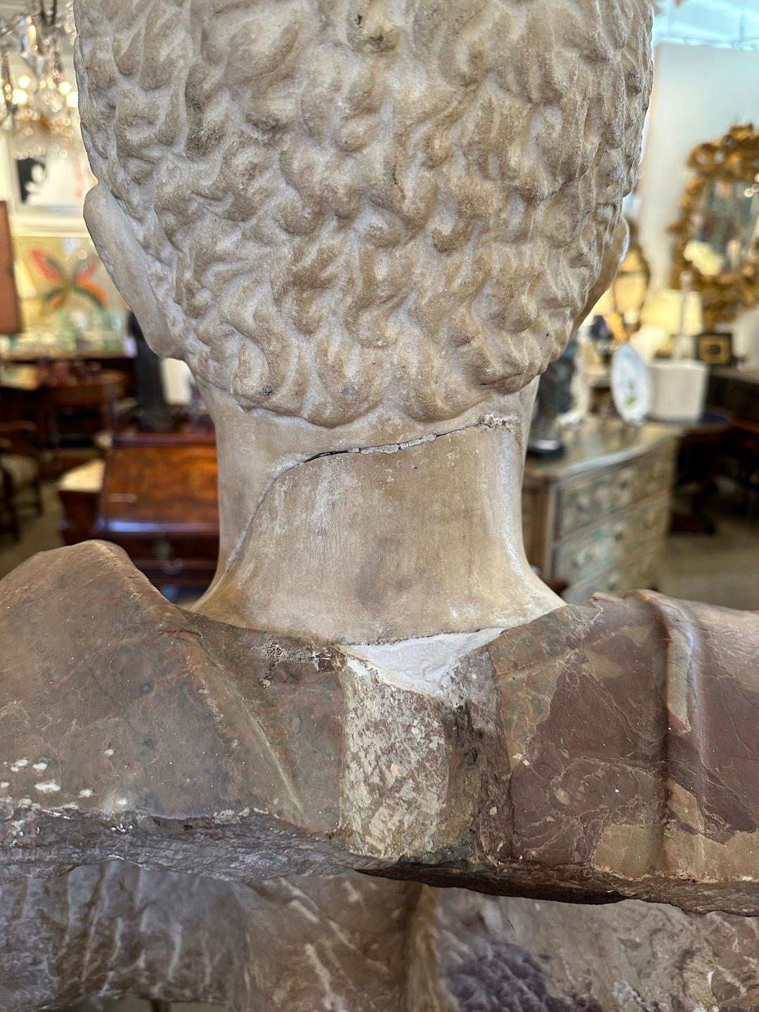 Roman Marble Bust For Sale 7