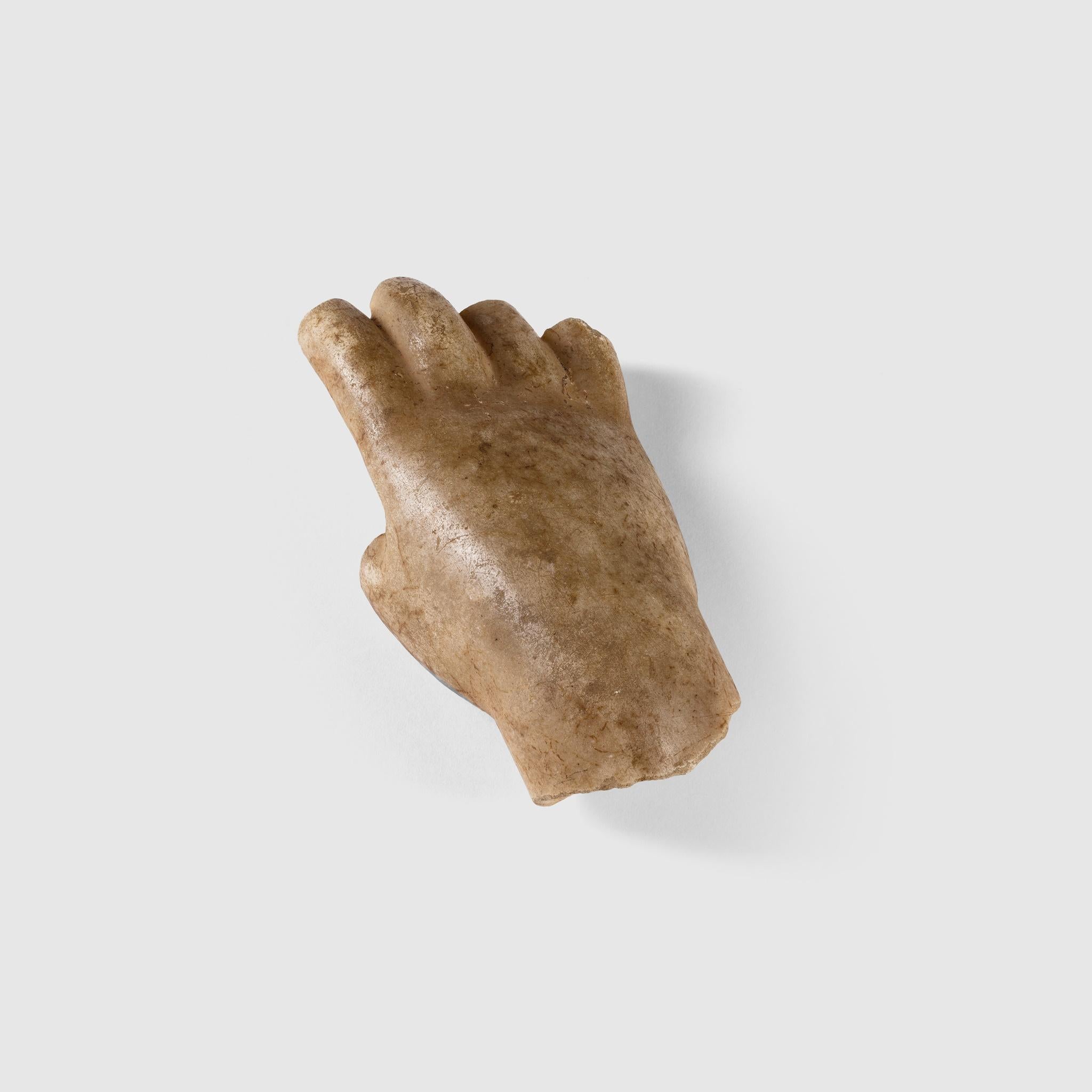 Roman Marble Fragment of a Hand For Sale 2