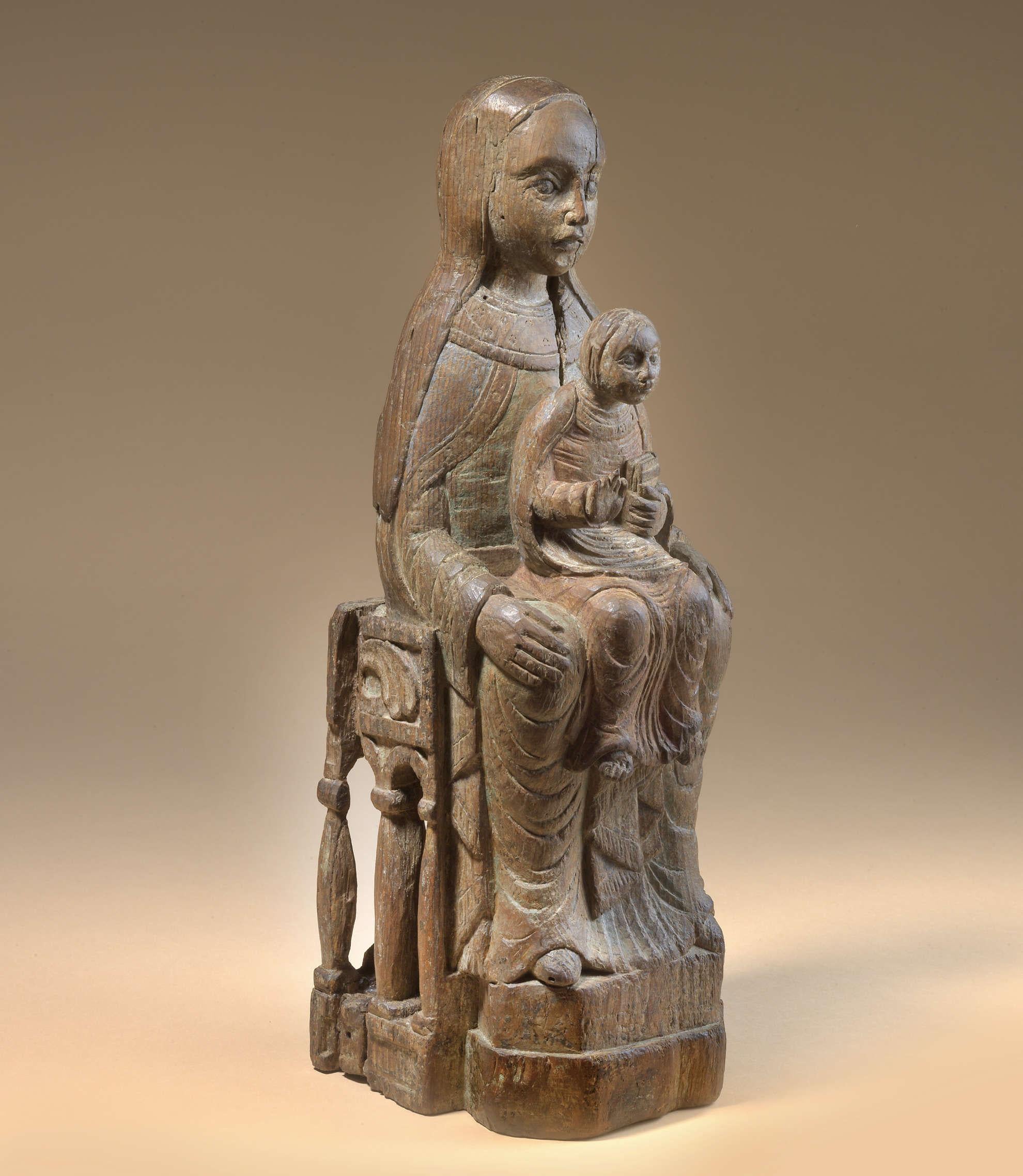 Romanesque Madonna - 1175/80 For Sale 1