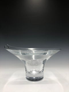 Rosenthal Clear Crystal Glass Calla Bowl