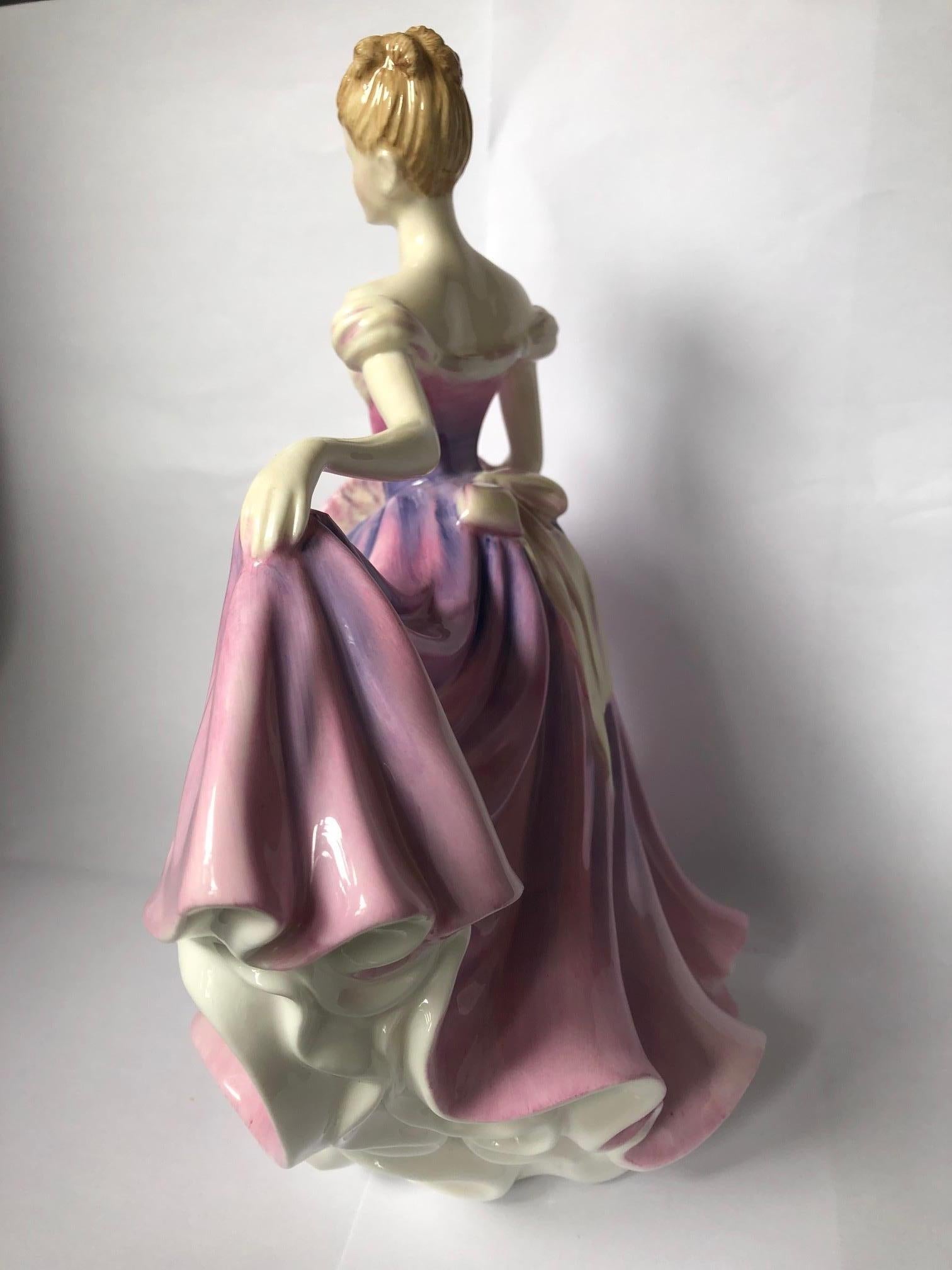 Royal Doulton Figurine - Rachel HN3976 - Gray Figurative Sculpture by Unknown