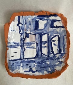 Rust Never Sleeps Platter, Ceramic Sculpture by Daniel Duford, 2023