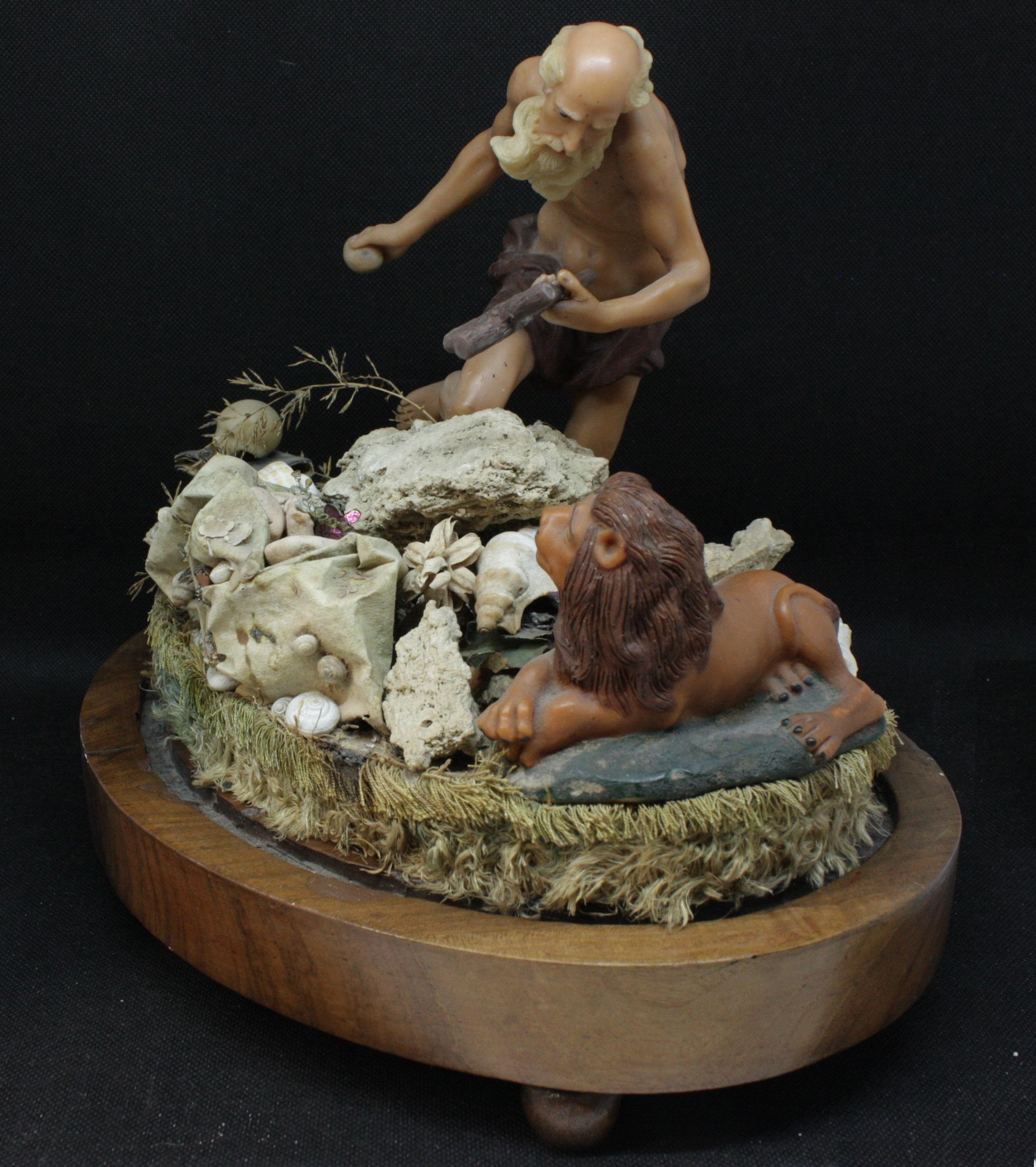 Saint Jerome the Penitent - Sculpture by Unknown