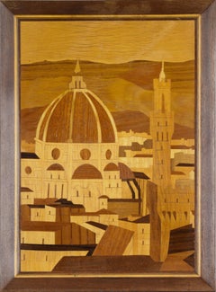 Santa Maria del Fiore- Kathedrale, Florenz, Italien – Intarsienarbeiten aus Holz
