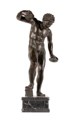 Satyr with Cymbals and Kroupezion, Grand Tour after the Used, 19th century